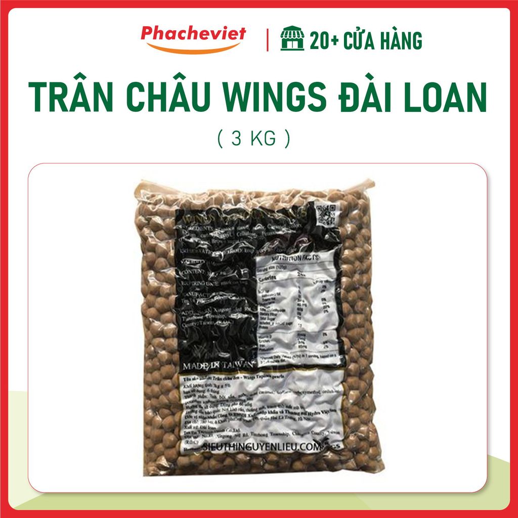 Trân Châu Đen Wings Đài Loan 3Kg