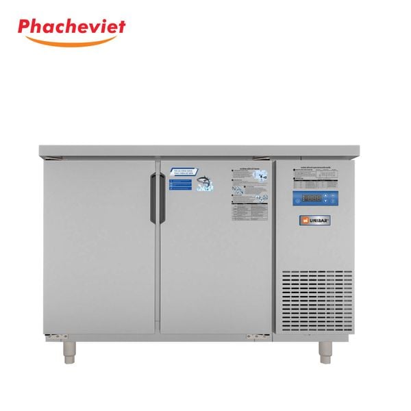 Tủ Bàn Mát Quạt Gió 2 Cánh Inox Unibar UB 2MI1275