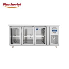 Tủ Bàn Mát Quạt Gió 3 Cánh Kính Unibar UB 3MK1875