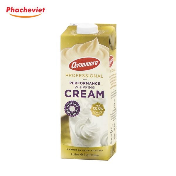 Kem Whipping Cream Avonmore Nhãn Tím 1L