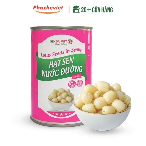 Hạt Sen Ngâm Đường Đại Việt  Hồng 460gr