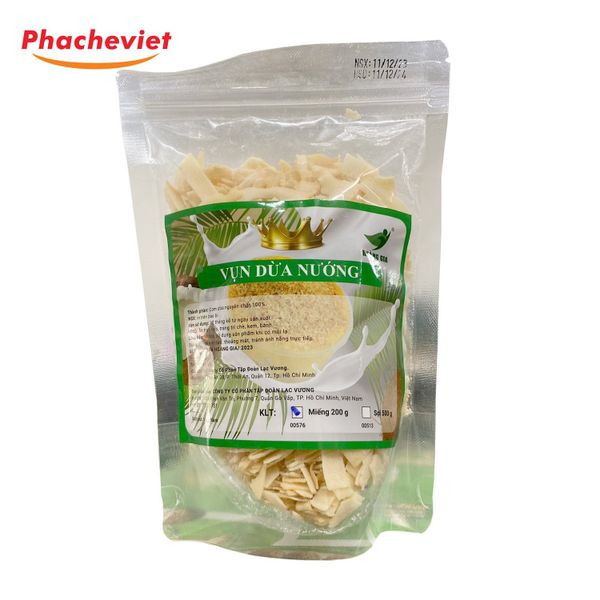 Vụn Dừa Nướng Dạng Miếng Hoàng Gia 200gr