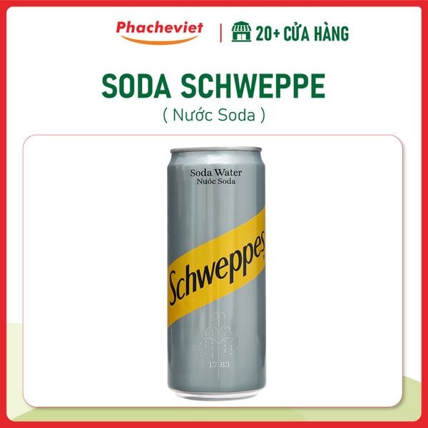 Soda Schweppe 320ml Thùng 24 Lon