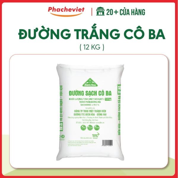 Đường Cát Trắng Cô Ba Biên Hòa Bao 12kg
