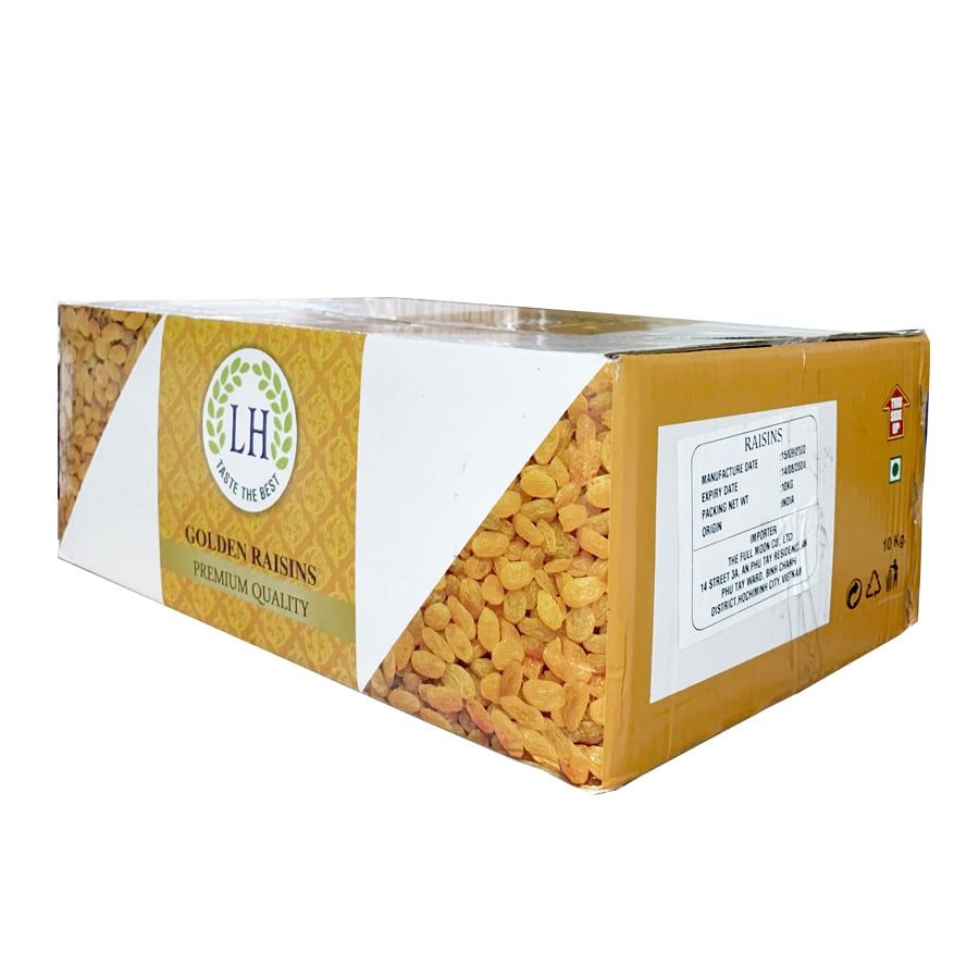  Nho khô vàng Ấn Độ (thùng 10kg) 