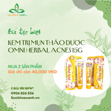  Kem chấm mụn thảo dược Omni Herbal Acne từ Ấn Độ 