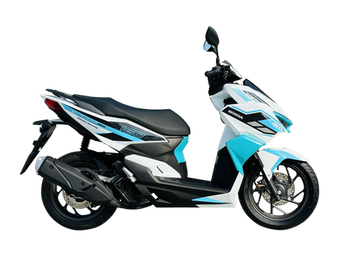 VARIO 160 TRẮNG XANH ĐEN ĐẤU TEM