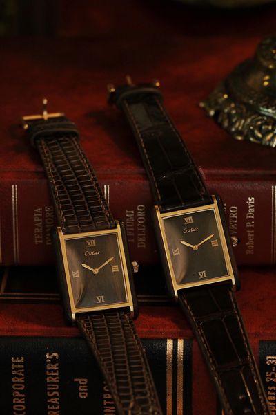  ( Not for sale ) CARTIER TANK WOOD 1970s 