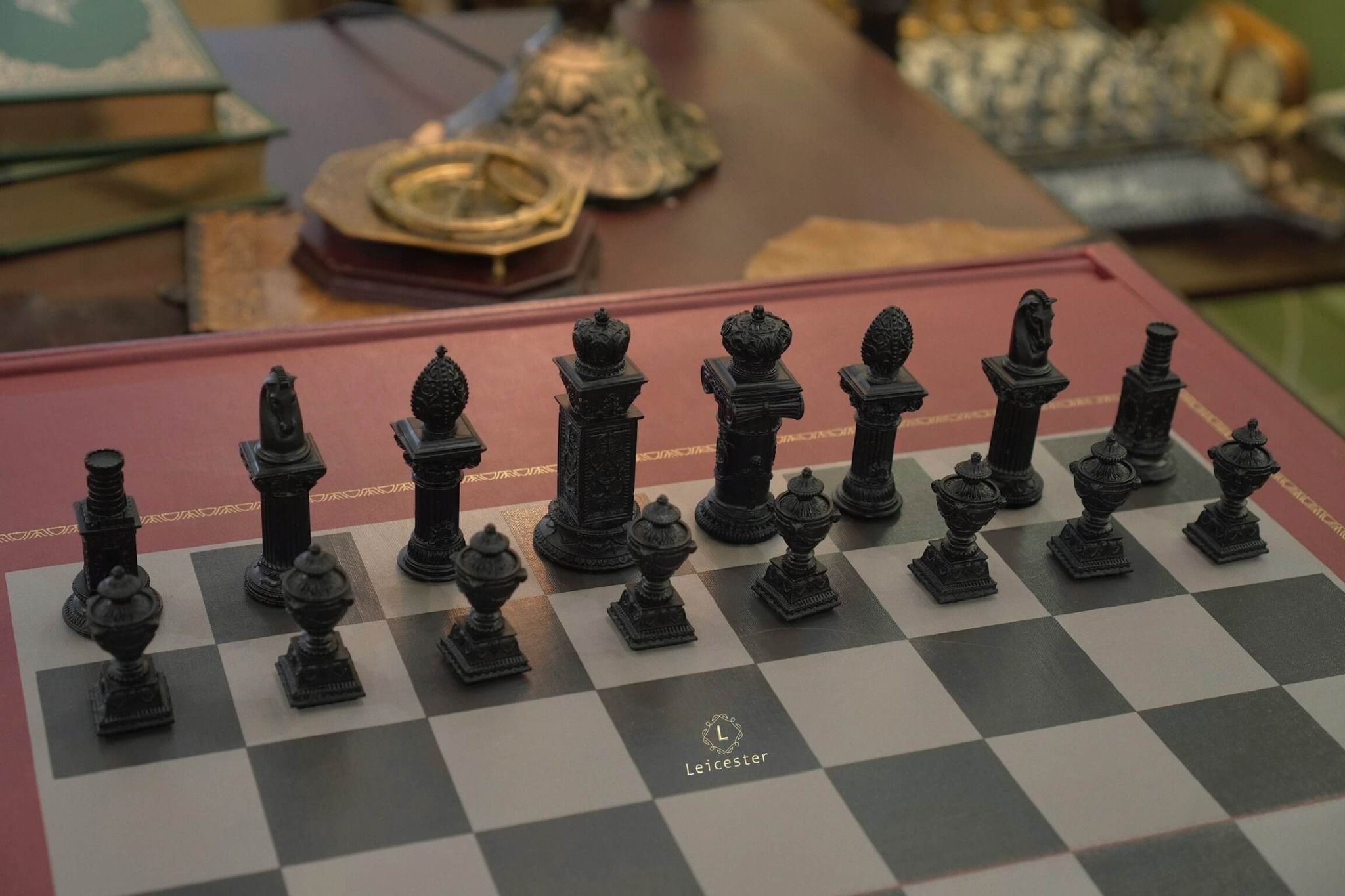 Franklin Mint Clermont Club Game Compendium Box Leicester