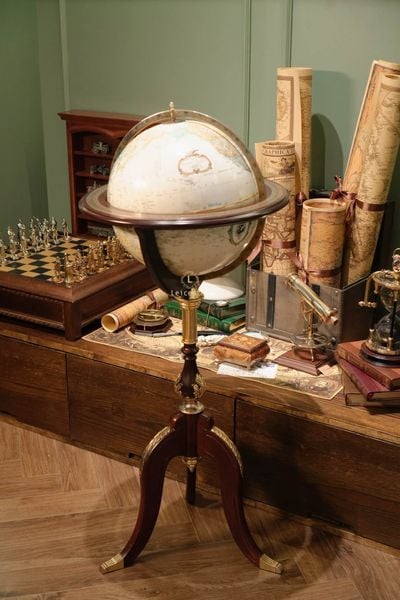  Rare Spectacular Royal Geographical Society World Globe 
