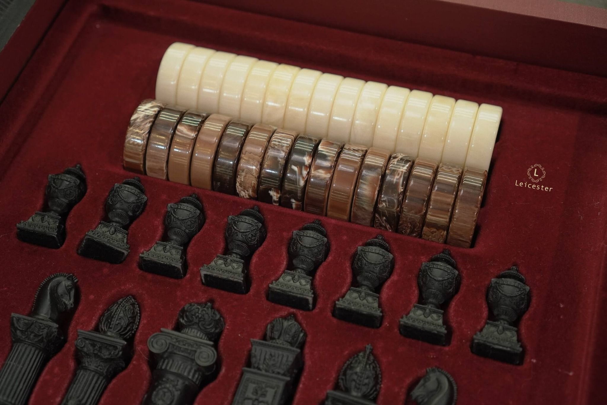 Franklin Mint Clermont Club Game Compendium Box Leicester