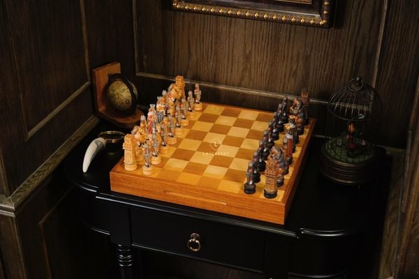  Medieval chess set vintage 