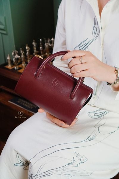  Cartier Mustline 2way Mini Boston Bag 