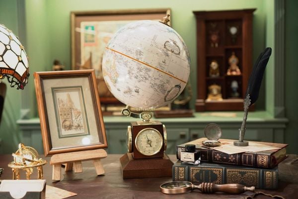  Quả địa cầu thời tiết vintage 