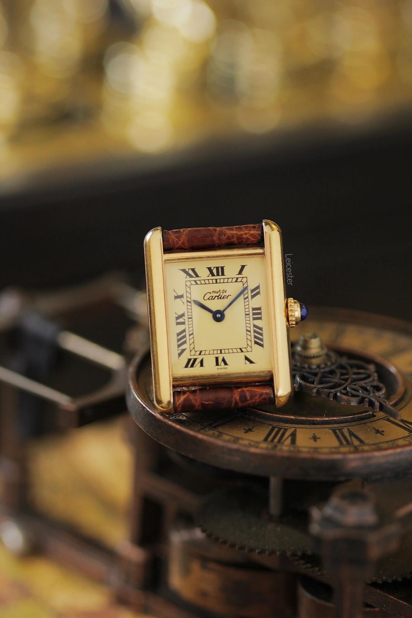 Verre (glass) De Remplacement Pour Montre Cartier Tank Must Vermeil - Réf. 1613 - Neuf Parfait état