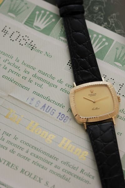  ROLEX CELLINI REF 4084  YELLOW GOLD 