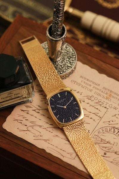  Patek Philippe Blue Lunar Dial Sigma 18K solid Yellow Gold 