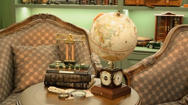  Quả địa cầu thời tiết vintage 