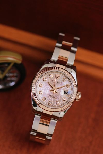  Rolex Date-Just Demi Rose Gold Ladies 