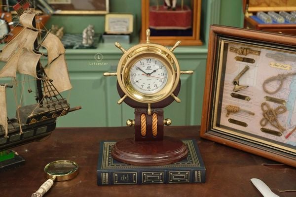  Đồng hồ bánh lái tàu vintage 