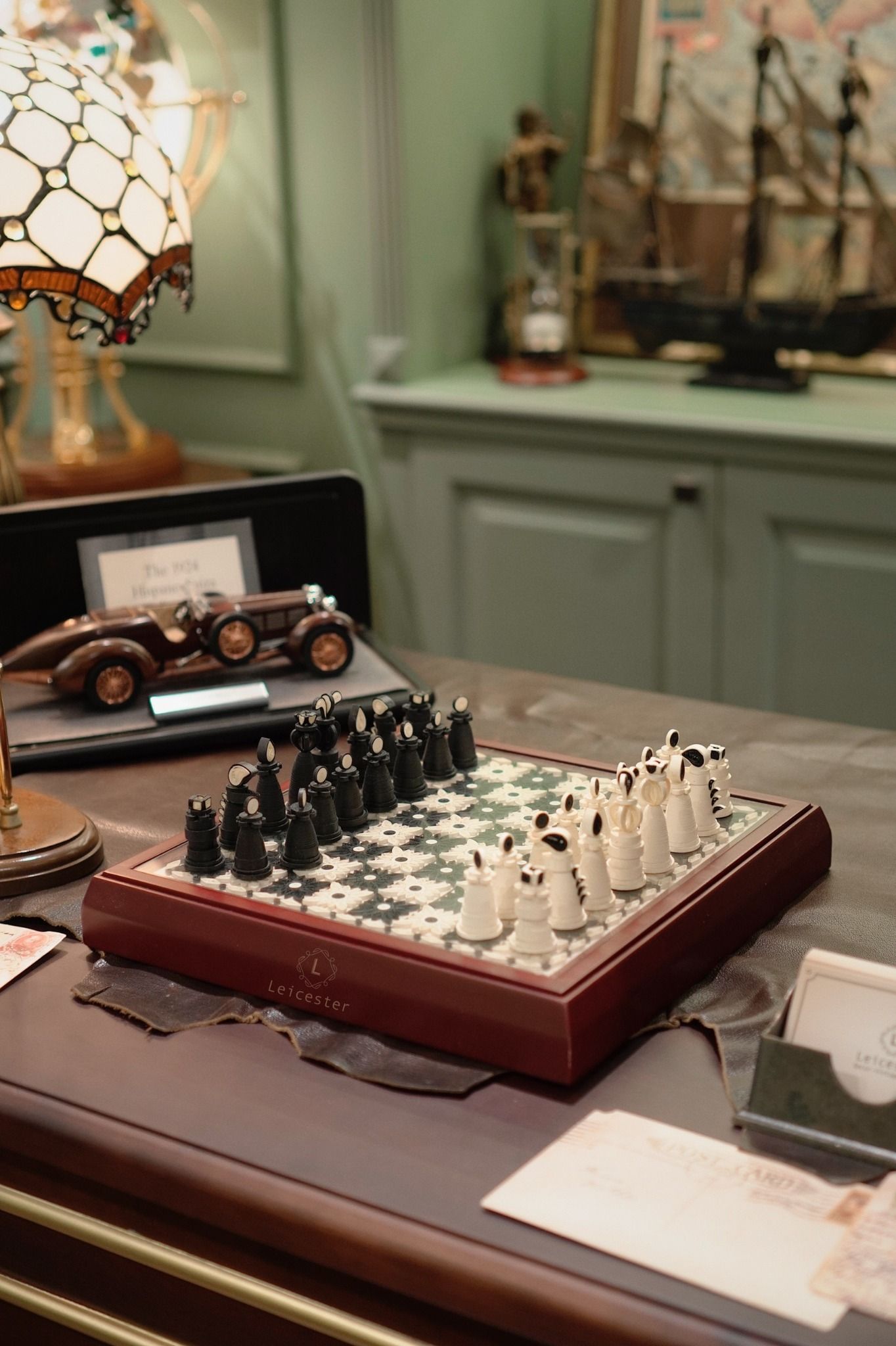 Quilling chess set Leicester