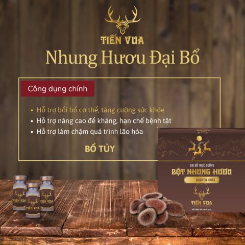  Bột Nhung Hươu 10gr |  Hộp 10 lọ x 10gr Nhung Hươu 