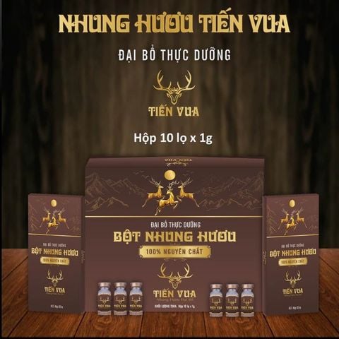  Bột Nhung Hươu 10gr |  Hộp 10 lọ x 10gr Nhung Hươu 