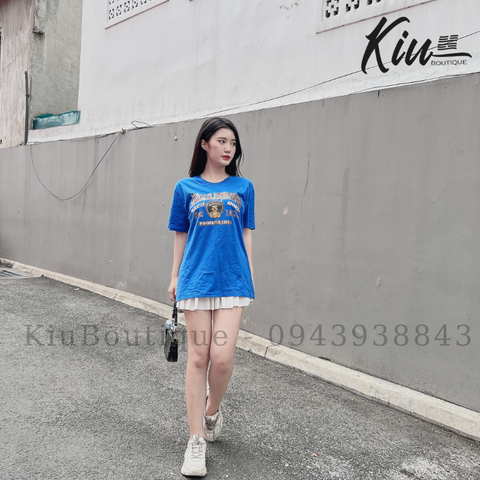 Áo thun nam nữ tay lỡ form rộng in gấu