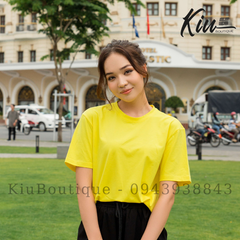 Áo thun Unisex Antini Basic phông trơn nam nữ tay lỡ form rộng oversize