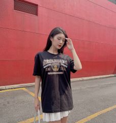 Áo thun nam nữ tay lỡ form rộng in gấu