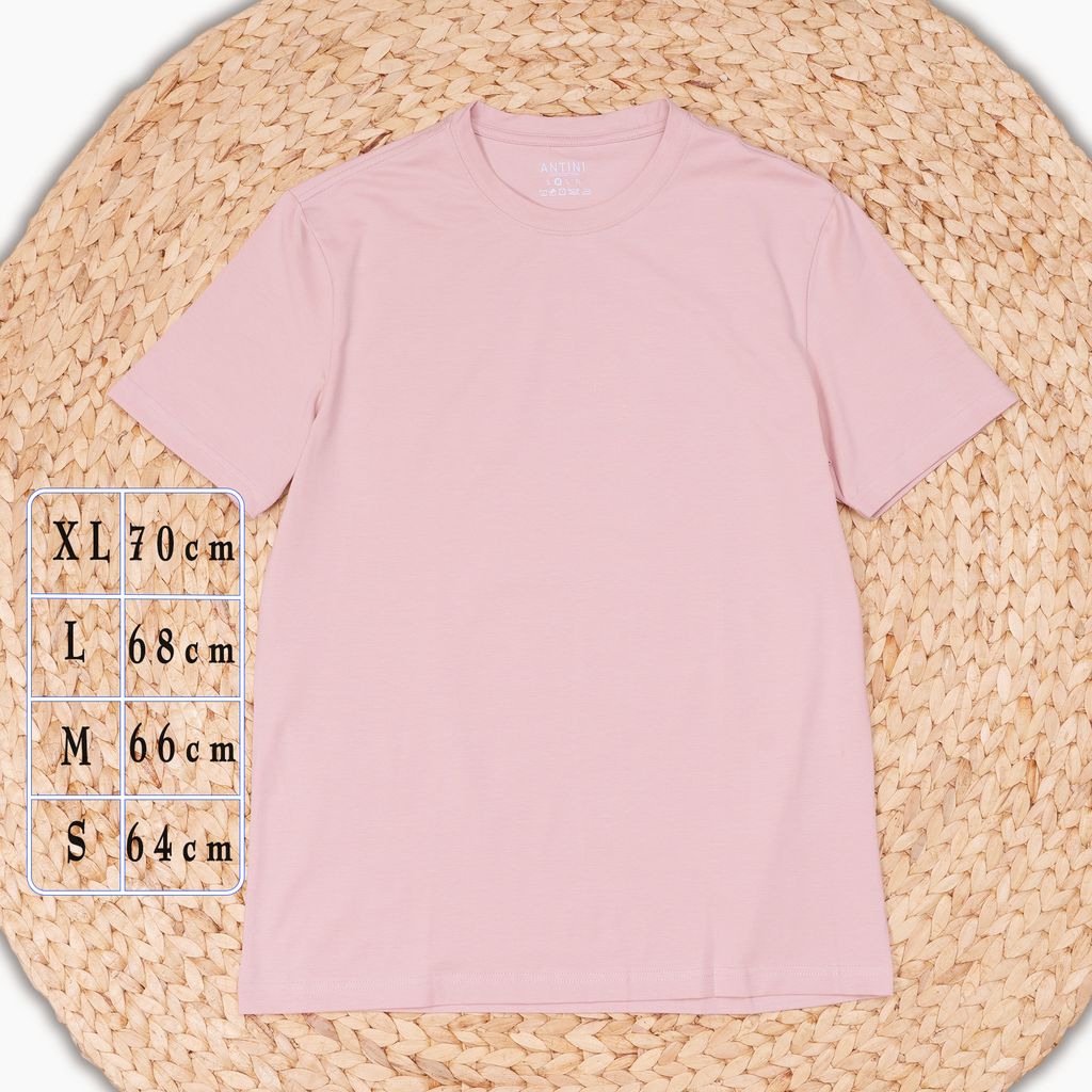 Áo thun Unisex Antini Basic phông trơn nam nữ tay lỡ form rộng oversize