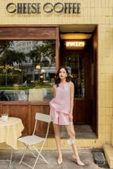 Set Baby Doll Hồng - Vải linen, form regular fit - Thời Trang Kiu Boutique