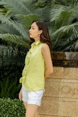 Set Quần Short Áo Sơ mi không tay