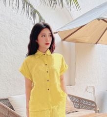 Áo Sơ Mi Công Sở Tay Ngắn Thời Trang Nữ