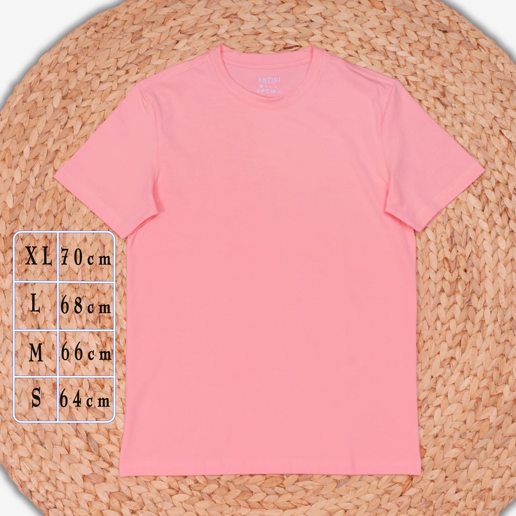 Áo thun Unisex Antini Basic phông trơn nam nữ tay lỡ form rộng oversize