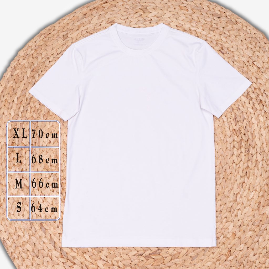 Áo thun Unisex Antini Basic phông trơn nam nữ tay lỡ form rộng oversize