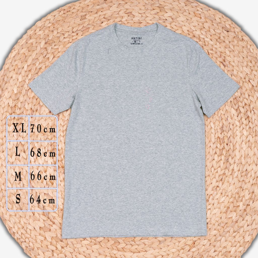 Áo thun Unisex Antini Basic phông trơn nam nữ tay lỡ form rộng oversize