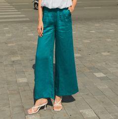 Quần Linen Sớ Xéo