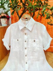 Áo Sơ Mi Tay Ngắn Công Sở Nữ