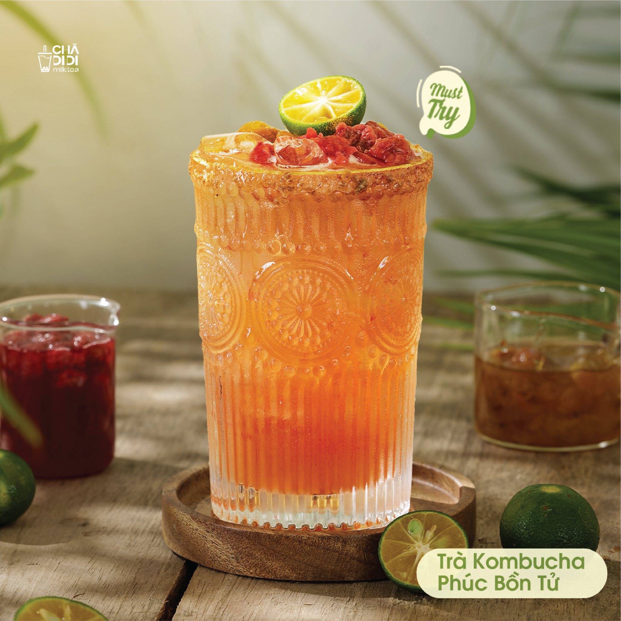  Trà Kombucha Phúc Bồn Tử 