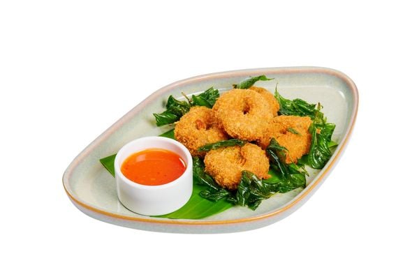  Chả tôm sốt xí muội 