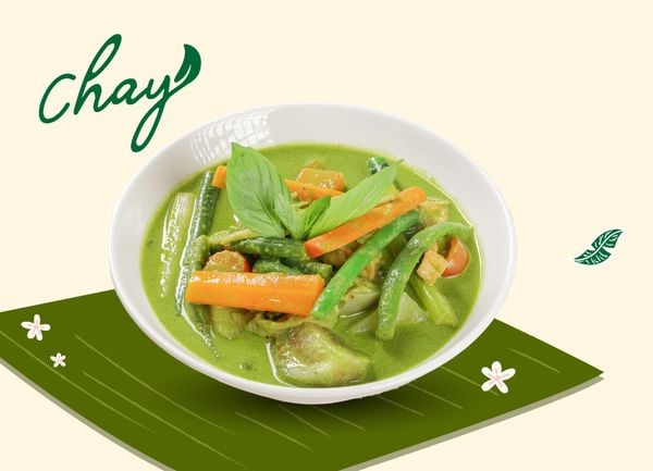  Cà Ri Xanh Chay 