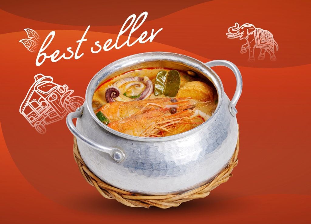  Canh súp Tomyum hải sản 