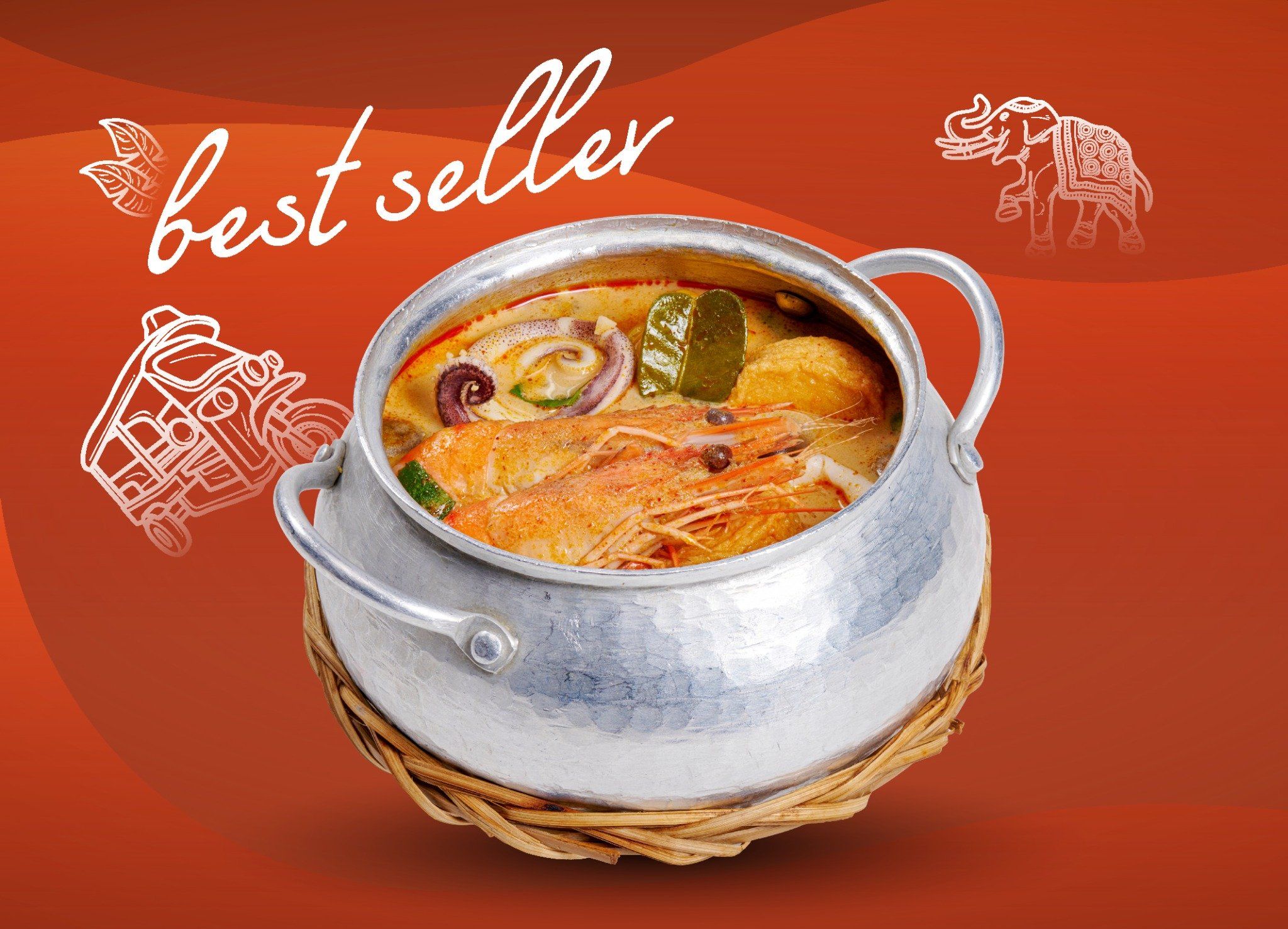  Canh súp Tomyum hải sản 