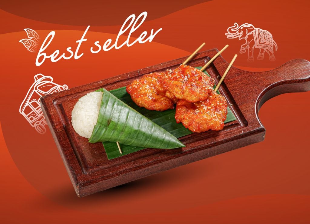  Chả mực Chill sốt Thái 