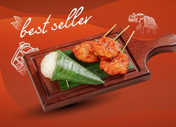  Chả mực Chill sốt Thái 