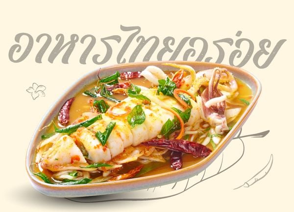  Mực nướng Thái 