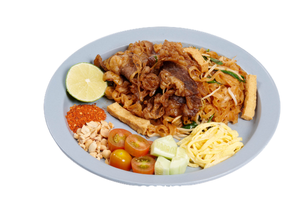  Pad Thái thịt bò và trứng 