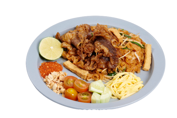  Pad Thái thịt bò và trứng 