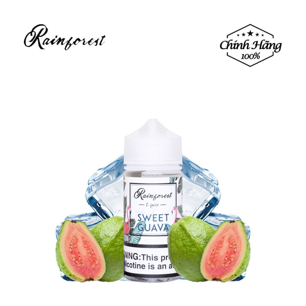 Tinh Dầu Vape Pod Rainforest Iced Sweet Guava 100ml Chính Hãng - iVape